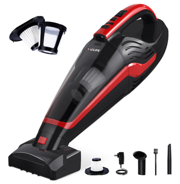 VacLife Cordless Handheld Vacuum, Car Vacuum Cleaner Rechargeable with Motorized Brush, Powerful Stair Vacuum
